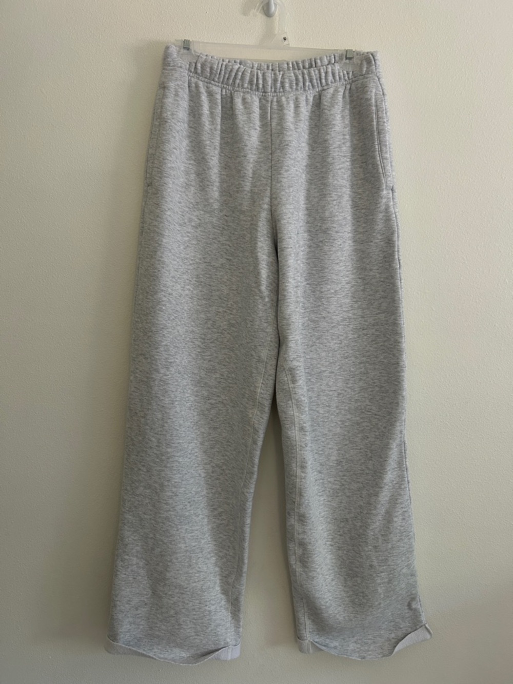 Skims classic straight leg sweatpants Gray Small